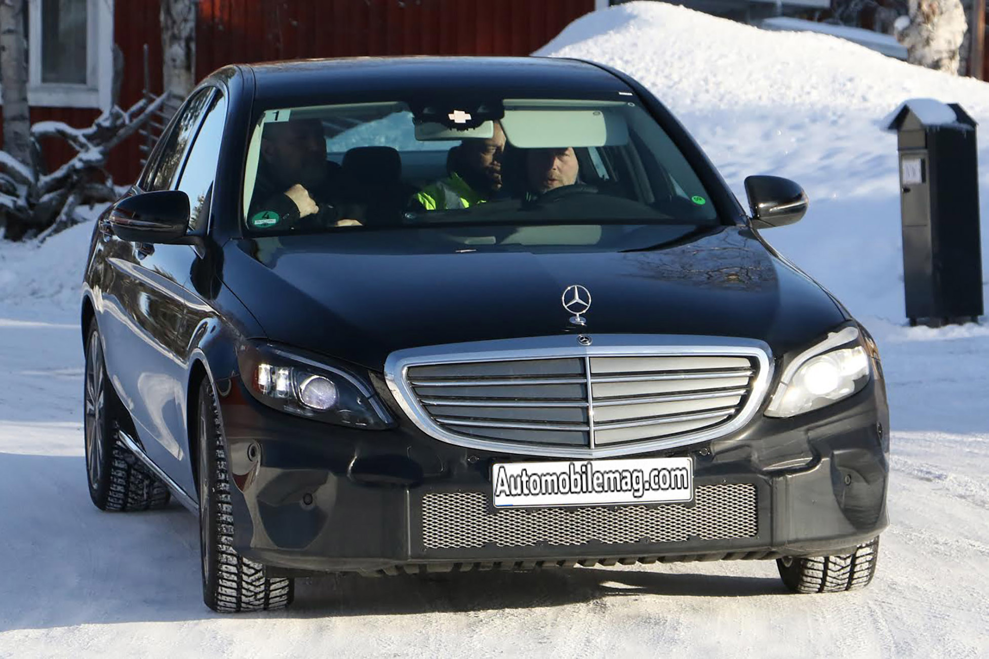 2018 Mercedes Benz C Class Spied With Tweaks Automobile